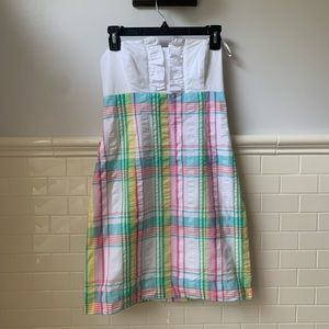 Strapless Pastel Plaid Lili Pulitzer